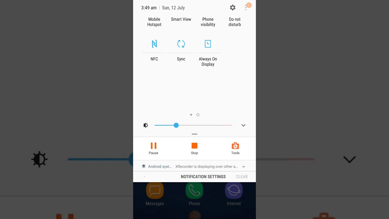Samsung S7 Enable Dark Mode 🌑 help reduce screen overlay burn in