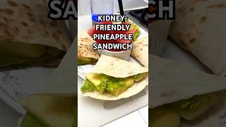 KIDNEYFRIENDLY SANDWICH #vegetarian #sandwich #healthysandwich #loveyourkidney #chronickidneydisease