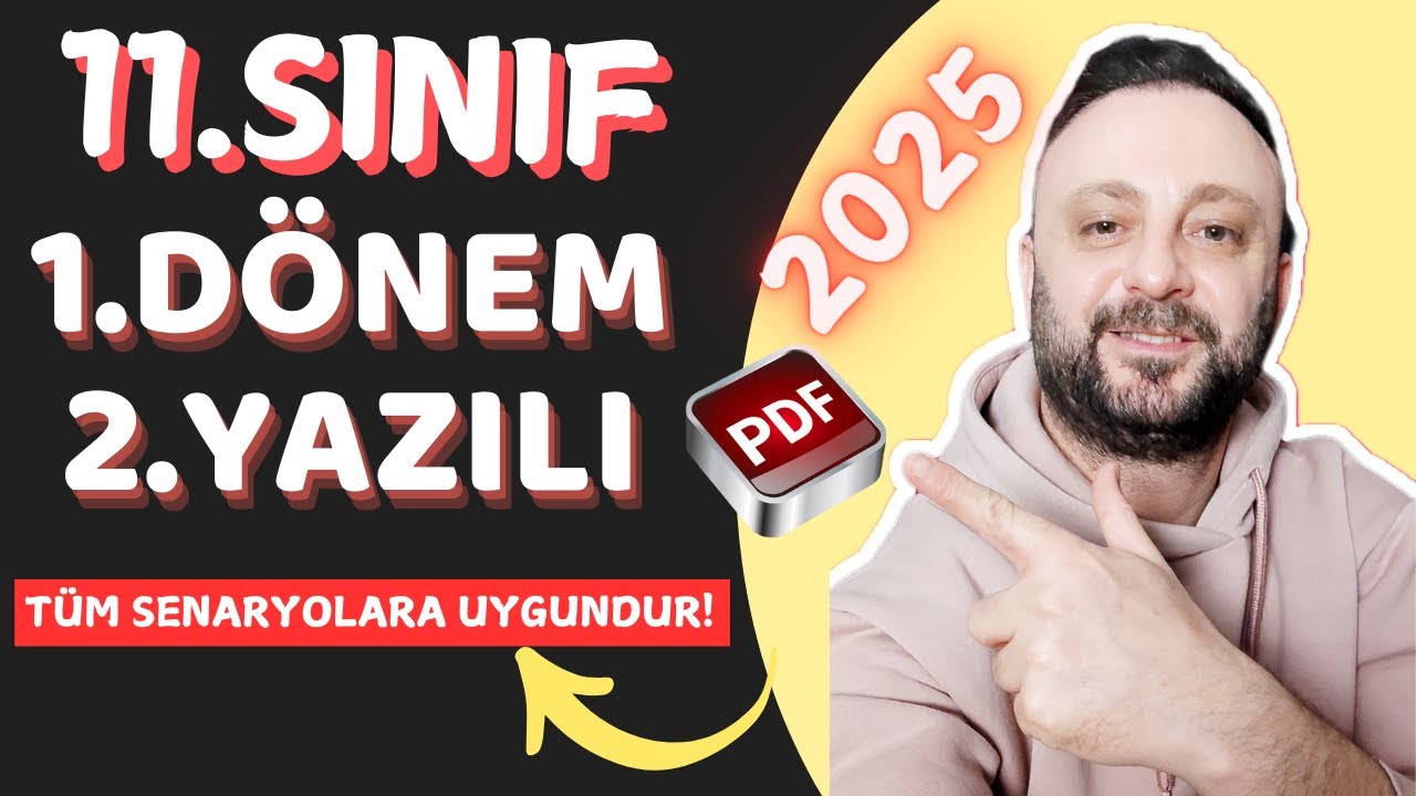 HEDEF 💯 | 11.SINIF FİZİK 1.DÖNEM 2.YAZILI | 1.DÖNEM 2.YAZILIYA HAZIRLIK ÇALIŞMASI 2025