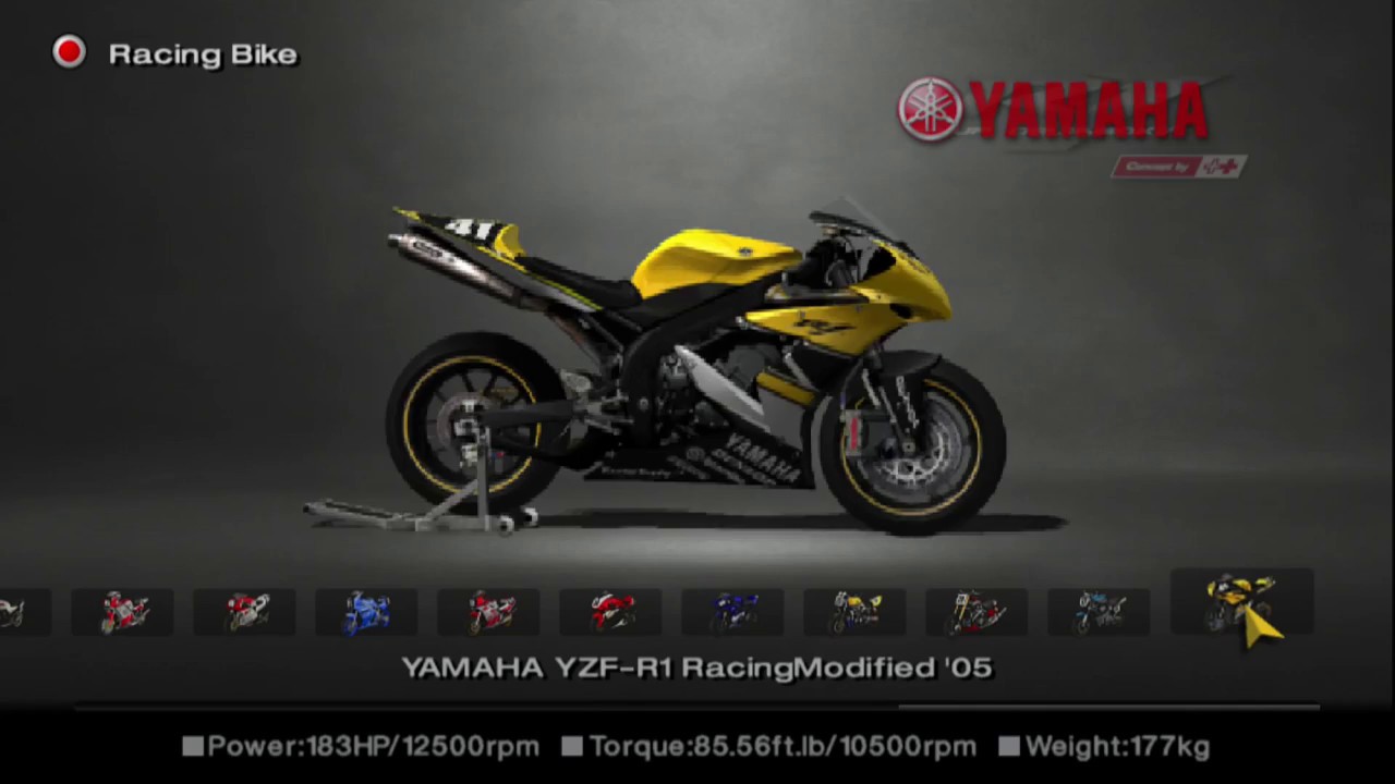 Tourist Trophy | YAMAHA YZF-R1 RacingModified '05 Gameplay - YouTube