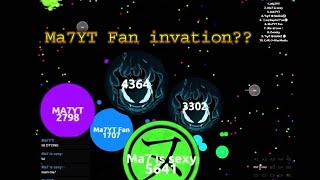 Agar.io - Epic Splitrun / Ma7YT fans invasion??!!!