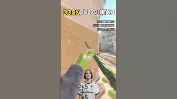 Donk 1v4 clutch | Faceit level 10.. #couterstrike #cs2 #cs2funny #cs2memes #cs2moments