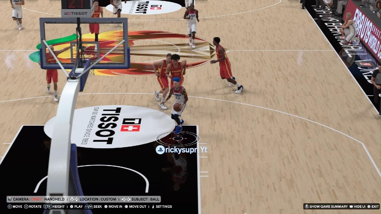 NBA 2K25One hand slam.And one.