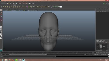 Autodesk Maya 2014 Tutorial Human Basic Face Modeling part 3