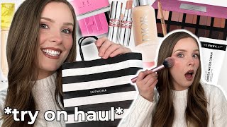 Sephora try on haul | testing new products from Sephora