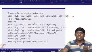 Lec35: Trajectory generation for serial manipulators.......#CH27SP #swayamprabha