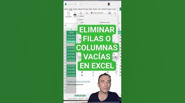 Eliminar todas las filas y/o columnas de golpe en Excel. Mejor con un ejemplo