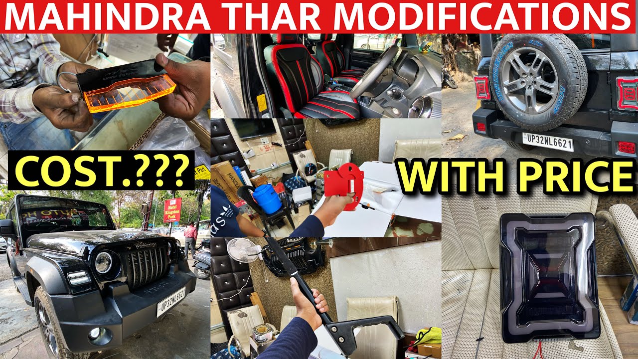 2023 Mahindra Thar Modification with Price | Thar modified | Thar ...