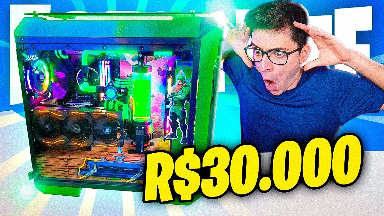 COMPREI UM PC GAMER DE 20.000R$ PARA O MEU IRMÃO ACIDENTADO 