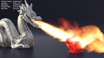 Bunny Melt - Houdini + Redshift