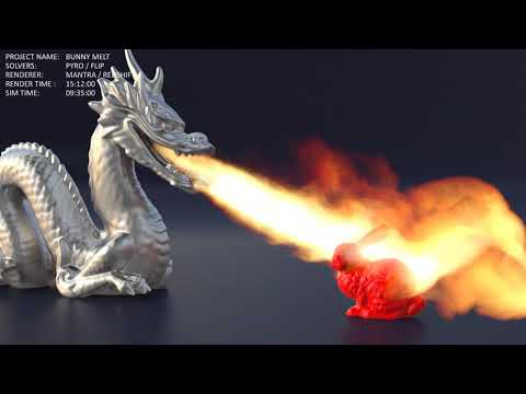 Bunny Melt - Houdini + Redshift