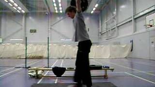 Mike ~ training 1ST EVER ATTEMPT AT SPLIT SNATCH WITH 80 KG!