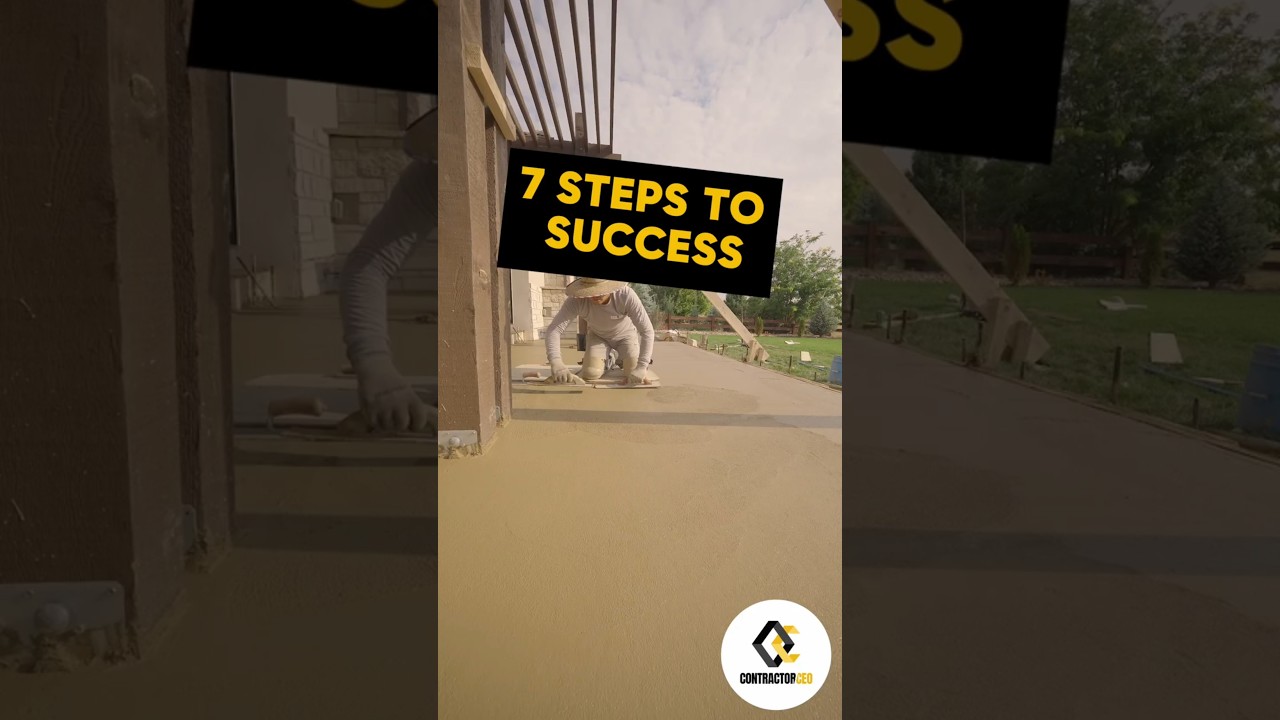 7 Steps To SCALE your CONCRETE BUSINESS