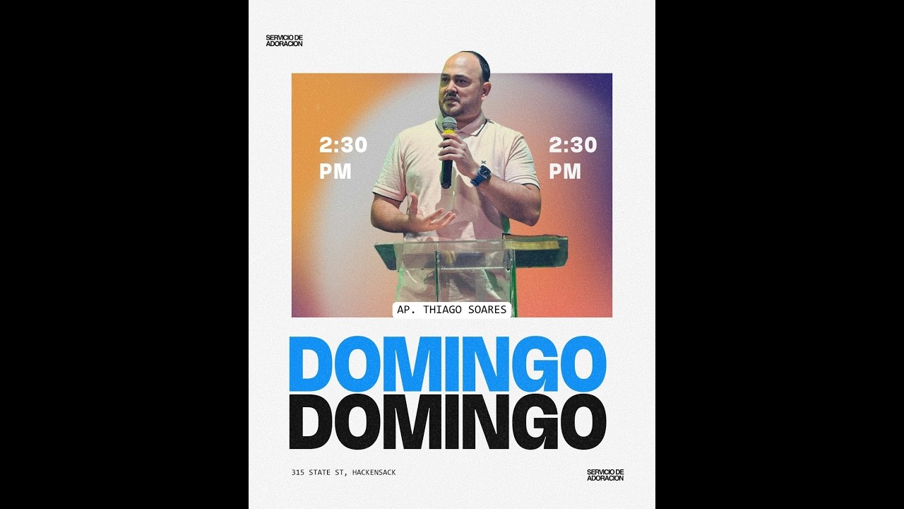 Invitado Especial Ap. Thiago Soares, desde Brasil - Domingo Julio 12