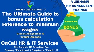 The Ultimate Guide to Bonus Calculation reference to Minimum Wages - TAMIL screenshot 4