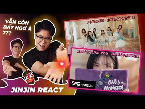 JINJIN REACT REALLY LIKE YOU + FOREVER - BABYMONSTER | TÔI CŨNG KHÔNG NGỜ ĐẤY !!! #babymonster