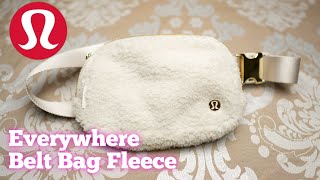 lululemon everyday fleece belt bag Everywhere *Fleece *Plush *Mesh *Corduroy TellurideFUEL Everywhere Belt Bag Large 2L