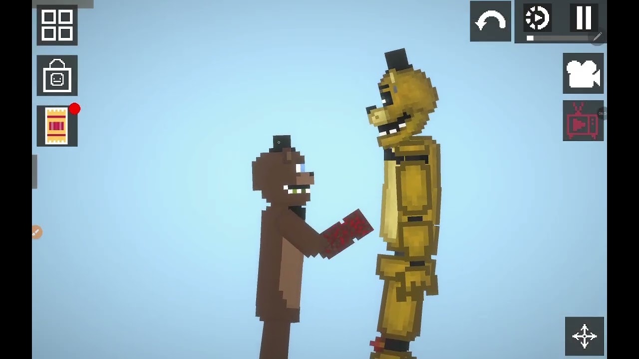 Fnaf new people fight 1