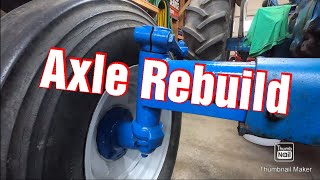 Ford 5000 Restoration  Steering  Axle Rebuild