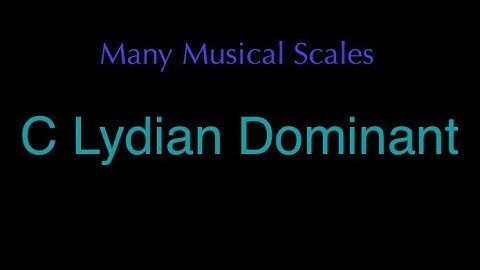 C Lydian Dominant