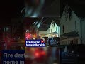Fire rips through home in Berwick, displacing 10