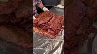 Las Vegas authentic Texas BBQ smoked ribs brisket pulled pork imported mesquite wood tri tip beef