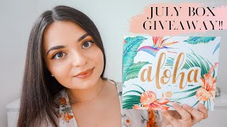 GLOSSYBOX JULY 2020 UNBOXING &amp; GIVEAWAY!!