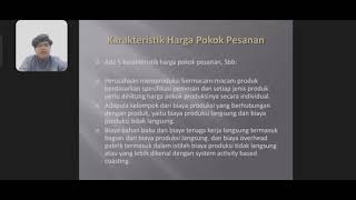 Presentasi Materi 'Harga Pokok Pesanan (Job Order Cost)' Mohammad Khlolil Fizri_C0D020017