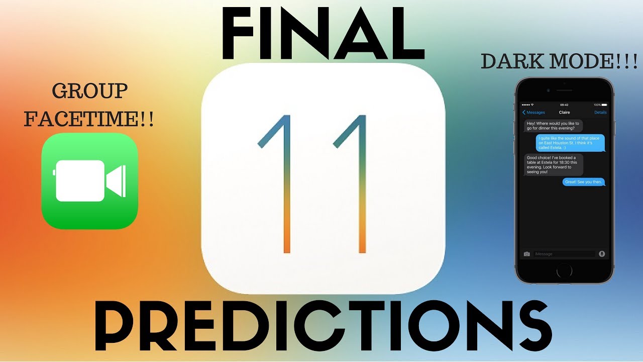 iOS 11 Features // WWDC 2017 // FINAL Predictions