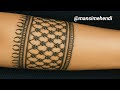 Make a simple indians mehndi😍💖🙂🙂 | Beautiful Design #heenaarts #mehendiart #mordernmehendi
