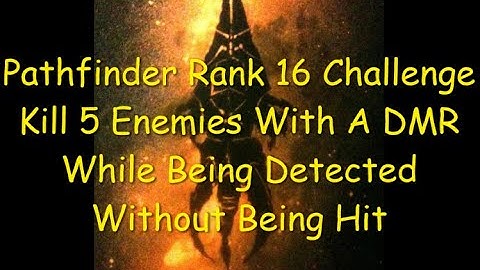 Ghost Recon Breakpoint Pathfinder Rank 16 Challenge 5 Kills With DMR Detected Without Getting Hit