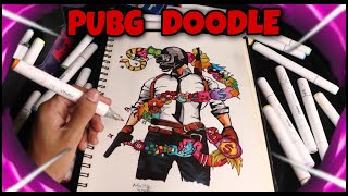 Pubg Drawingl Pubg Doodle Drawing️l How to draw Pubg l Season 14 l Doodle art