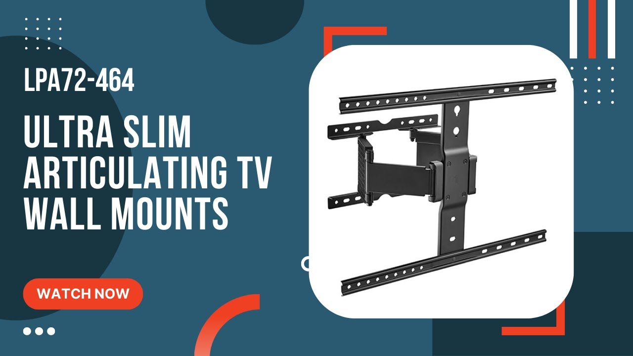 LUMI ULTRA SLIM ARTICULATING TV WALL MOUNTS LPA72464 YouTube