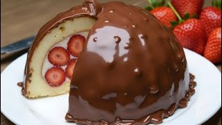 Nur 3 Zutaten! Ein schnelles Dessert ohne Backen in nur 10 Minuten!