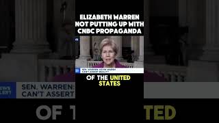 Elizabeth Warren not putting up with CNBC propaganda. #elizabethwarren #CNBC #MAGA #DonaldTrump