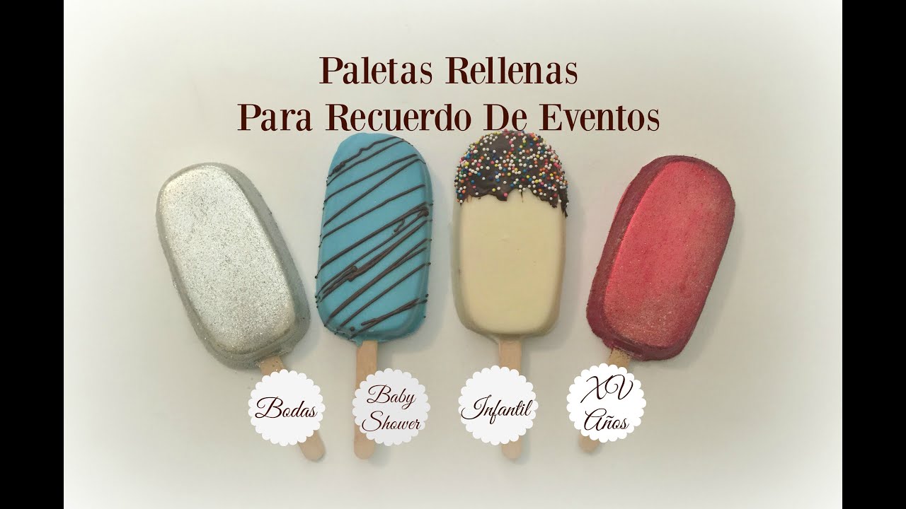 Paletas Tipo Magnum Para Recuerdos