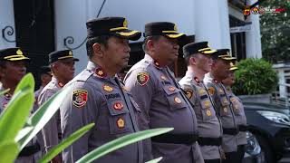 Kapolrestabes Bandung Memimpin Upacara Serah Terima Jabatan Pejabat utama dan Kapolsek Jajaran 
