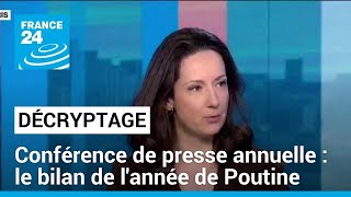 Russie : le bilan de l'année de Poutine • FRANCE 24