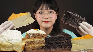 ASMR | SUB | CHOCOLATE🍫 CHEESE🧀 CARROT🥕 CAKE & HONEY BREAD MUKBANG | EATING SOUNDS