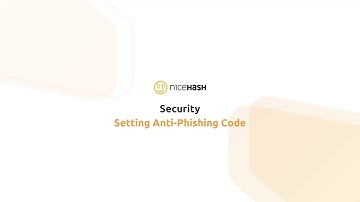 NiceHash Security - Anti-Phishing Code