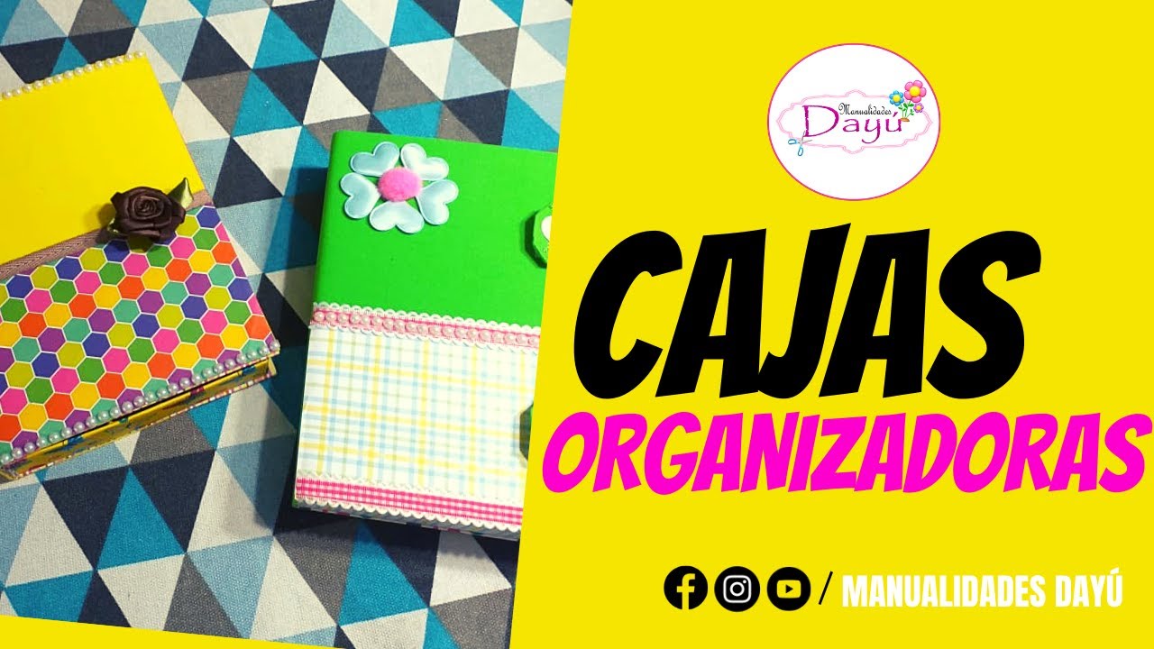 cajas organizadoras – Guía De Manualidades