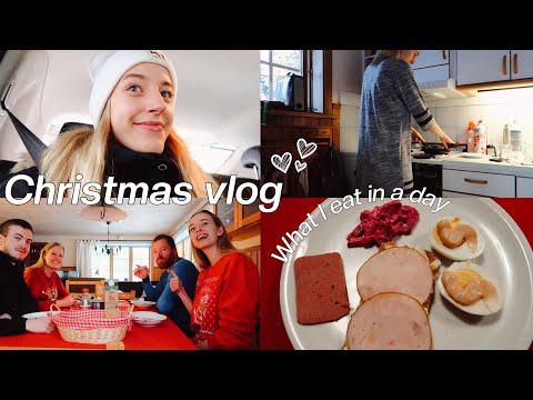 Chistmas vlog: what I eat in a day, opening presents, playing games