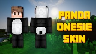 Panda Onesie Minecraft Skin Speed Paint
