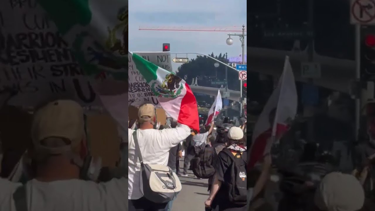  Loret Lo Que Inici Como Una Marcha Pac Fica Empez A Tornarse Violento En Los Ngeles Latinus
