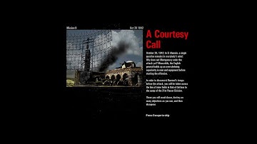 { Commandos Behind Enemy Lines - GAMEPLAY WITHOUT COMMENTS } - Mission 9 BRIEFING