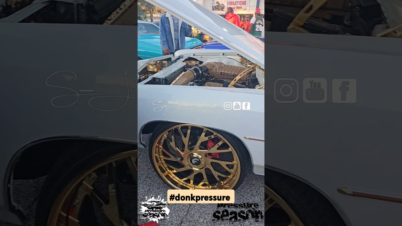 Super nasty 72 Chevy impala vert on Gold @forgiato wheels @1_donkmaster 