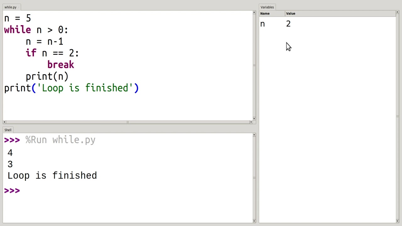 How to Use "break" and "continue" in Python "while" Loops