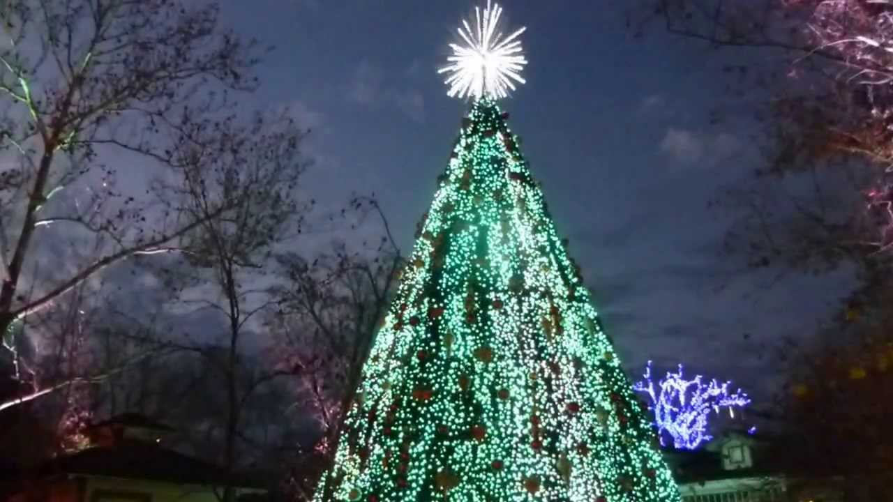 Silver Dollar City Christmas Tree lighting ceremony YouTube
