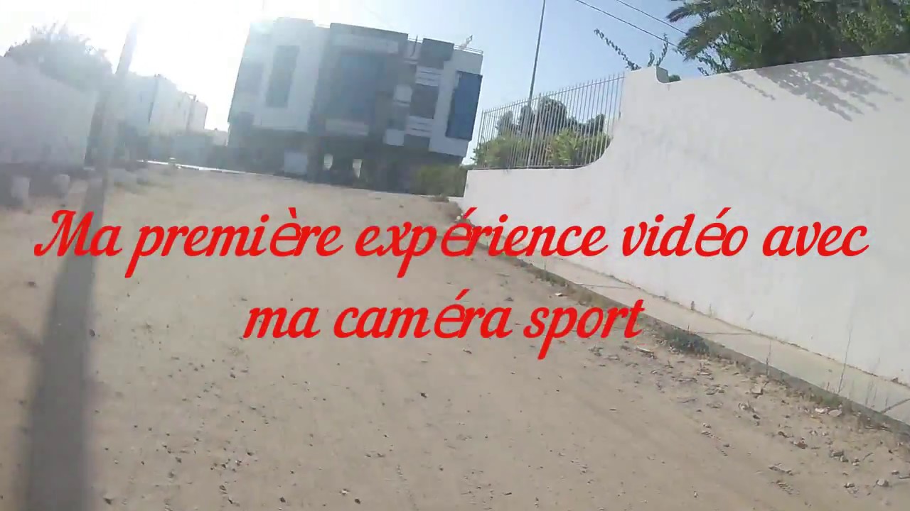 Ma première expérience avec ma camera sport