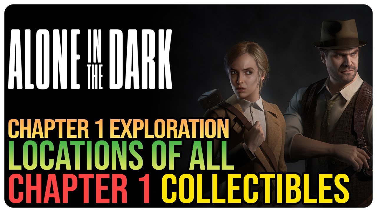 Alone in the Dark 2024 – All Chapter 1 Collectibles - YouTube